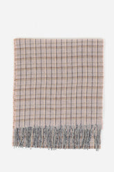 SCIARPA QUADRI 34 X 180 ROSA